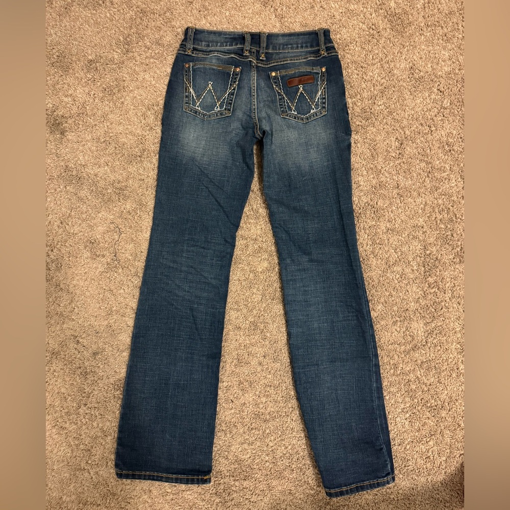 Wrangler Bootcut Jeans Washed Blue